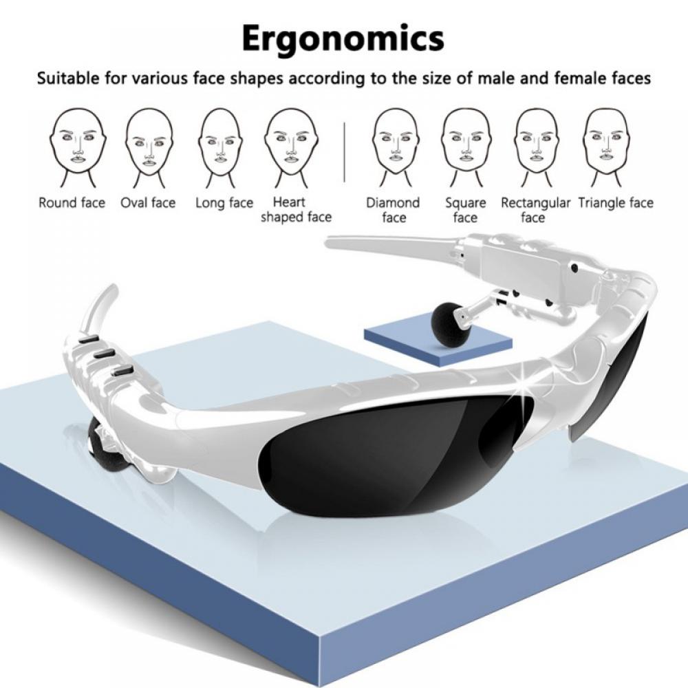 Wireless Bluetooth Sunglasses with Built-in Headset